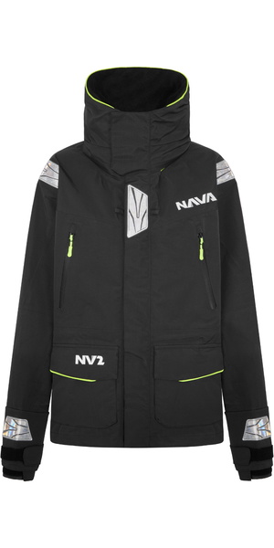 2026 Nava Performance Womens NV2 Sailing Jacket NAVANV2J01 - Black